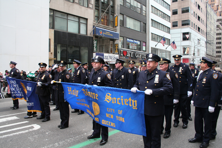 BQ Holy Name members in parade